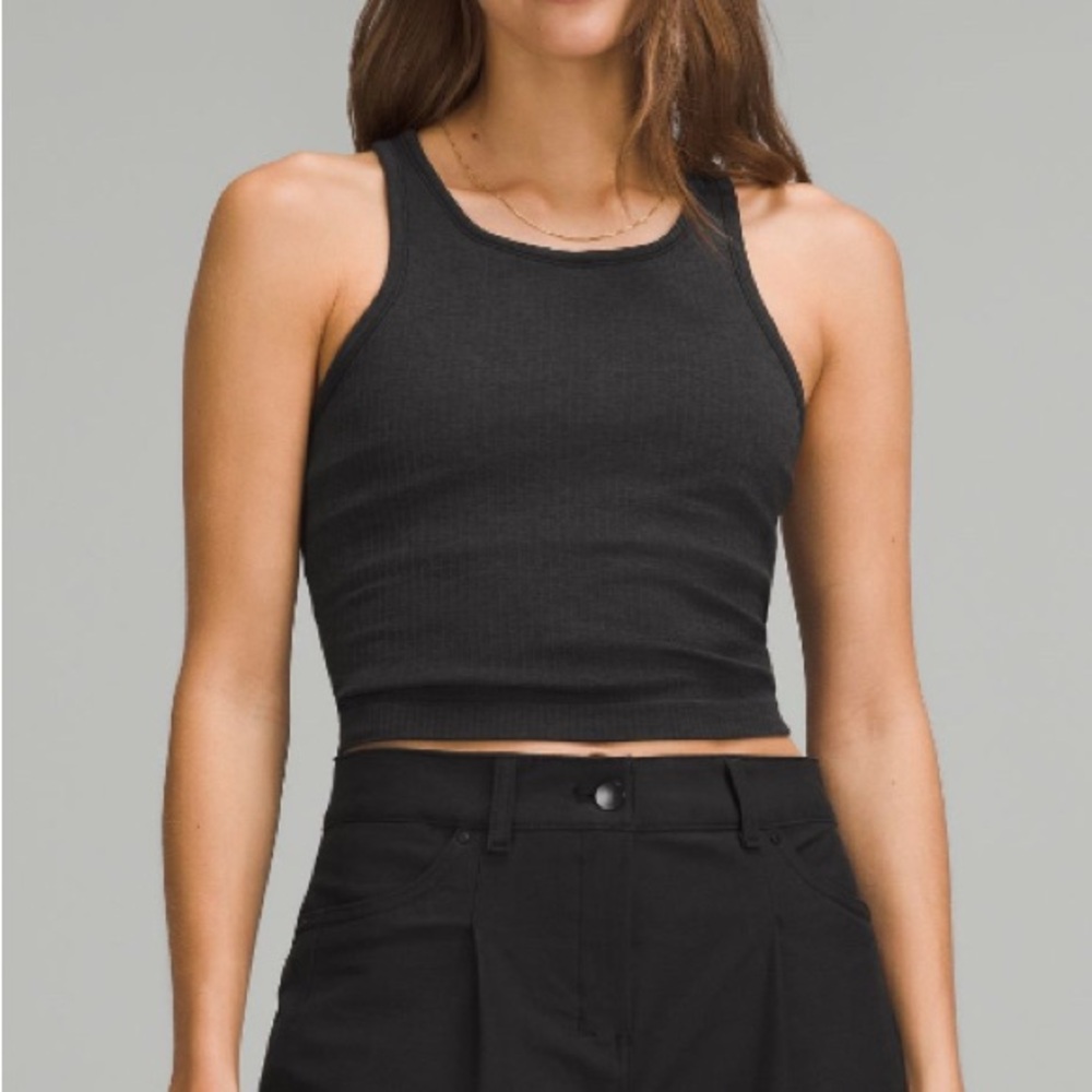 Lululemon Athletica Ebb to Street Cropped Racerback Tank Top